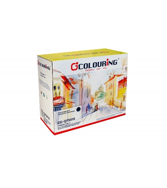 Картридж лазерный Colouring CG-Q7551X черный (13000 стр.) для HP LJ P3005/3005D/3005N/3005DN/3005X/M3027/MFP M3035MFP/M3035XS MFP