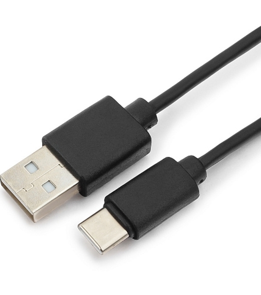 Кабель USB Гарнизон GCC-USB2-AMCM-0.3M, USB2.0 AM/USB3.1 Type-C, 0.3м, пакет