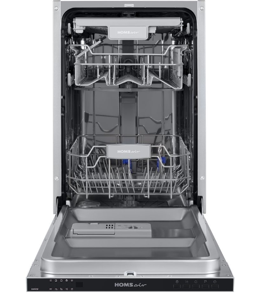 Встраиваемая посудомоечная машина HOMSair DW47M, черный, 44.5 см, 10 компл., 47 дБ, класс A++