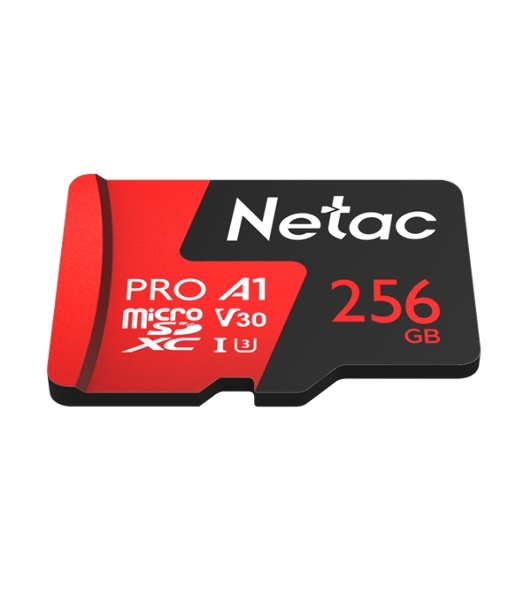 Флеш карта NeTac Карта памяти Netac MicroSD P500 Extreme Pro 256Gb, Retail version card only