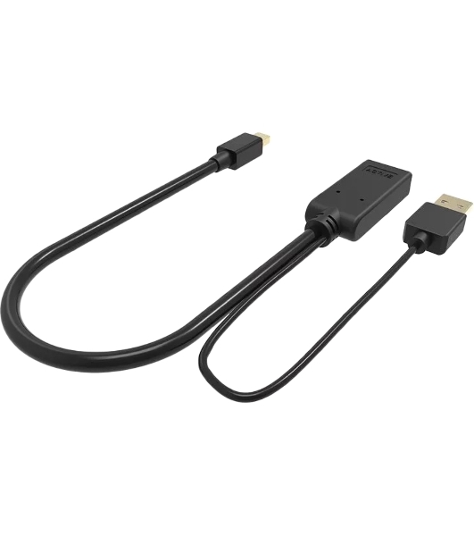 Кабель-переходник HDMI(F) +USB---> miniDP(M) 0.15m 4K*30Hz VCOM CG497-0.15