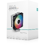 Кулер для процессора DEEPCOOL AG400 LED черный, 120 мм, алюминий/медь, 2000 об/мин, 31.6 дБ, 4 pin, 220 Вт, 150 мм, фото2