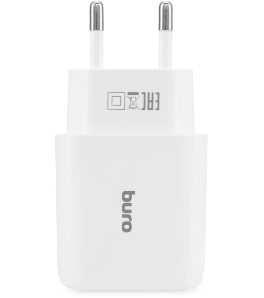 Сетевое зарядное устройство Buro BUWH1 15.5W 3.1A 2xUSB универсальное белый