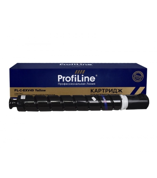 Картридж Тонер-туба ProfiLine PL-C-EXV49 для принтеров Canon ImageRunner ADV C3320/3320i/3325i/3330i/3520i/3525i/3530i Yellow 19000 копий
