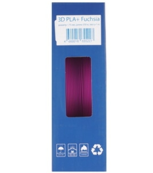 Филамент NVPrint PLA+ Fuchsia для 3D печати диаметр 1.75мм длина 330 метров масса 1 кг