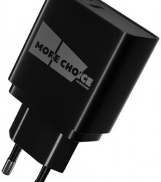 Сетевое зарядное устройство MORE CHOICE (4620202555502) NC68a - 35W Type-C Type-C, черный