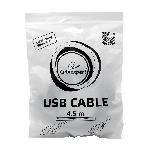 Кабель Gembird USB 2.0 PRO для соед. 4.5м AM/BM позол. контакты, пакет, фото6