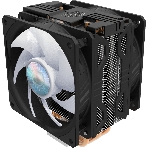 Кулер для процессора Cooler Master Hyper 212 LED Turbo ARGB черный, 120 мм, алюминий/медь, 1800 об/мин, 27 дБ, 4 pin, 160 Вт, 159 мм, фото2