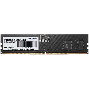 Оперативная память Patriot Signature, DDR5, 8GB (1x8 GB), 4800 MHz, CL40, DIMM