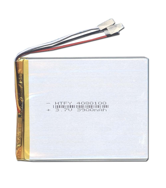 Аккумулятор Li-Pol (батарея) 4x80x100мм 3pin 3.7V/3900mAh
