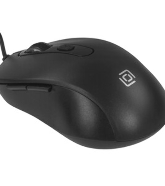 Мышь проводная Oklick 211M черный, 2400 dpi, USB, кнопки - 6