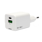 Зарядное устройство Cablexpert MP3A-PC-63, 30Вт GaN, 3А, QC4.0/PD, 1xUSB, 1xType-C, белый, пакет, фото5