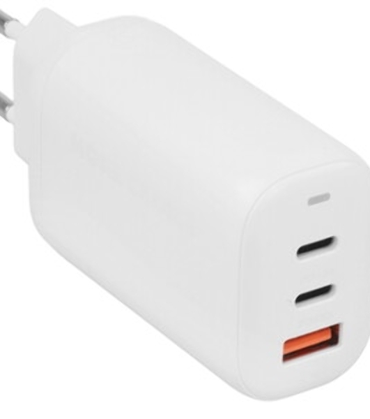 Сетевое зарядное устройство MORE CHOICE (4620202555595) NC82 1USB+1Type-C 3.0A PD 35W+QC3.0, белый