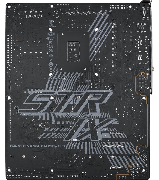 Материнская плата ASUS ROG STRIX B760-F GAMING WIFI, LGA 1700, Intel B760, 4xDDR5, 4xSATA, 3xM.2, 1xPCI-E 5.0 x16, 1xPCI-E 3.0 x4, 1xHDMI, 1xDP, 1x 2.5Gb LAN, 1xUSB-A 3.2 Gen 2, 6xUSB-A 3.2 Gen 1, 1xUSB-C 3.2 Gen 2x2, 5x3.5 мм, 7.1, Standard-ATX