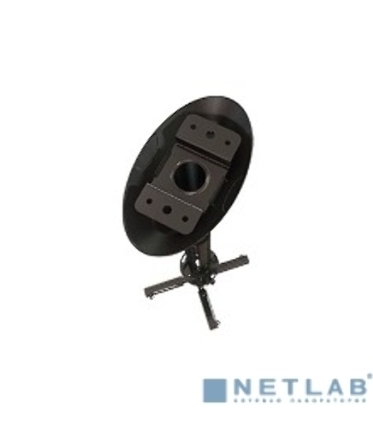 Крепеж Wize Pro PR18A черный потолочный комплект Wize PR18A состоящий из крепления+штанги 30-46 см +площадки к потолку для проектора, наклон +/- 25°, поворот +/- 6°, вращение 360°, до 23 кг