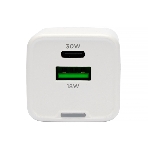 Зарядное устройство Cablexpert MP3A-PC-63, 30Вт GaN, 3А, QC4.0/PD, 1xUSB, 1xType-C, белый, пакет, фото4