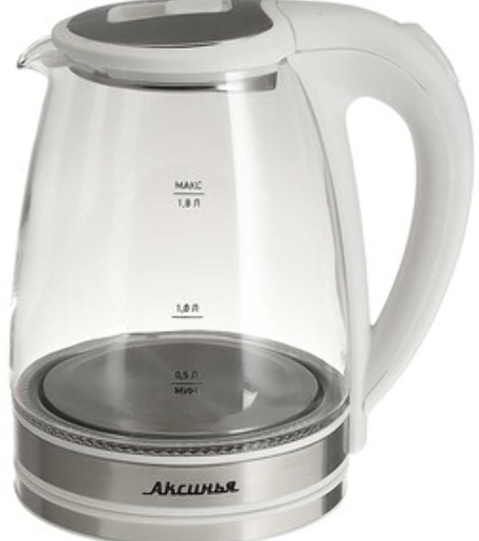 Чайник электрический АКСИНЬЯ КС-1021 белый