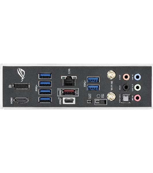 Материнская плата ASUS ROG STRIX B760-F GAMING WIFI, LGA 1700, Intel B760, 4xDDR5, 4xSATA, 3xM.2, 1xPCI-E 5.0 x16, 1xPCI-E 3.0 x4, 1xHDMI, 1xDP, 1x 2.5Gb LAN, 1xUSB-A 3.2 Gen 2, 6xUSB-A 3.2 Gen 1, 1xUSB-C 3.2 Gen 2x2, 5x3.5 мм, 7.1, Standard-ATX