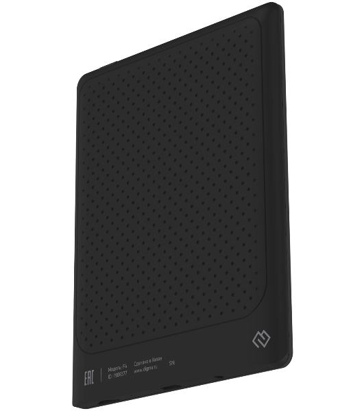 Электронная книга Digma F4 5.83' E-ink HD Carta 680x920 Touch Screen 1.2Ghz 1Gb/8Gb/SD/microSDHC/подсветка дисплея черный