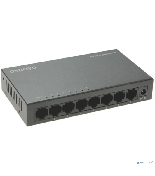 Коммутатор Osnovo SW-8G 8x1 Гбит/с неуправляемый