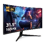 Монитор 31.5' ExeGate Combat EC3200TA VA 2560x1440, 165 Гц, 5 мс (GtG), 16:9, 300 кд/м², изогнутый (1500R), 2×HDMI 2.0, 2×DP, 3.5 Jack, динамики (2×3 Вт), RGB-подсветка, FreeSync, черный, фото11
