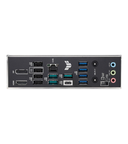 Материнская плата Asus TUF GAMING B850M-PLUS WIFI7, AM5, AMD B850, 4xDDR5, 4xSATA, 3xM.2, 1xPCIe 5.0 x16, 1xPCIe 3.0 x1, 1xDP, 1xHDMI, 1x2.5Gb LAN, Wi-Fi 7, Bluetooth 5.4, 1xUSB-C 20Gbps, 3xUSB-A 10Gbps, 4xUSB-A 5Gbps, 4xUSB-A 2.0, 3x3.5 мм, 7.1, mATX