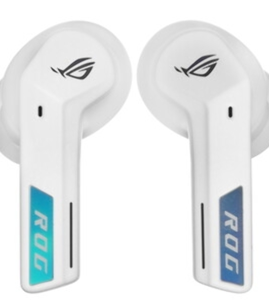 Гарнитура ASUS ROG Cetra True Wireless SpeedNova белый, беспроводная, радиоканал, до 26 ч, совместимость с PS5