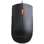 Мышь проводная Lenovo 300 черный, 1600 dpi, USB, кнопки - 3, фото6