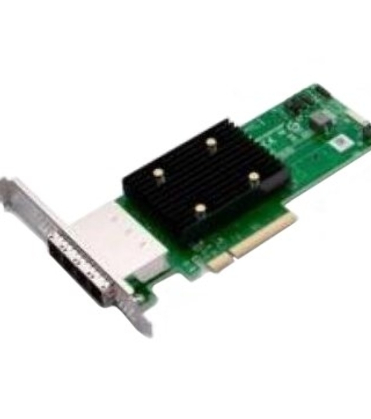Адаптер SAS 9500-16i SGL (05-50077-02) PCIe v4 x8 LP, Tri-Mode SAS/SATA/NVMe 12G HBA, 16port(4*int SFF8654), 3816 IOC