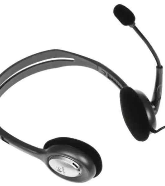 Гарнитура Logitech H111 чёрный, проводная, 3.5 мм