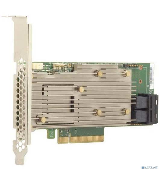 Контроллер LSI HBA 9460-8i SGL, 8-port int., 12Gb/s, SAS/SATA/PCIe (NVMe), RAID 0/1/5/6/10/50/60, Cache 2Gb DDR4, PCIe 3.1