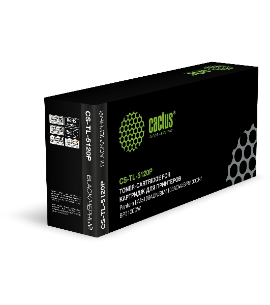 Картридж лазерный Cactus CS-TL-5120P TL-5120P черный (3000 стр.) для Pantum BM5100ADN/BM5100ADW/BP5100DN/BP5100DW