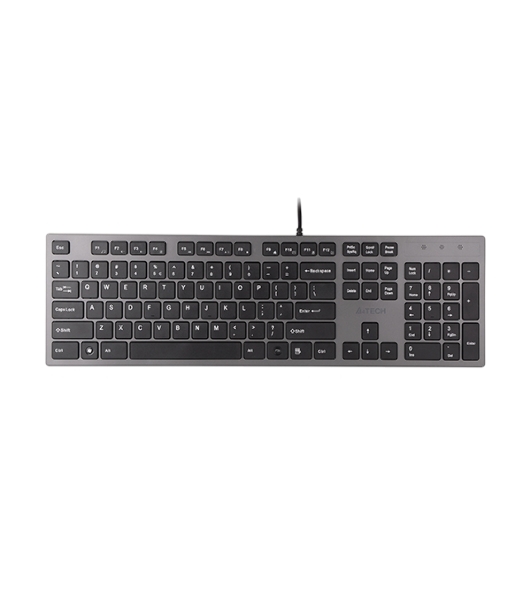 Клавиатура A4Tech KV-300H проводная, USB Type-A, серый