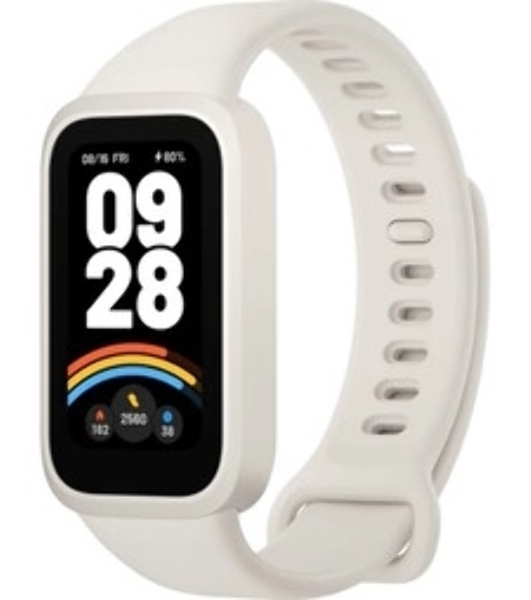 Фитнес-браслет Xiaomi Smart Band 9 Active M2435B1, 1.47' TFT, Bluetooth, WR50, бежевый / белый