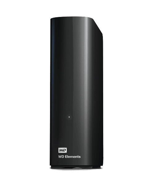 Внешний HDD 3.5' Western Digital Elements Desktop, 18TB, USB 3.2 Gen 1 Type-A, 5400 rpm, черный
