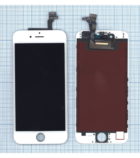 Дисплей для Apple iPhone 6 в сборе с тачскрином (Foxconn) белый