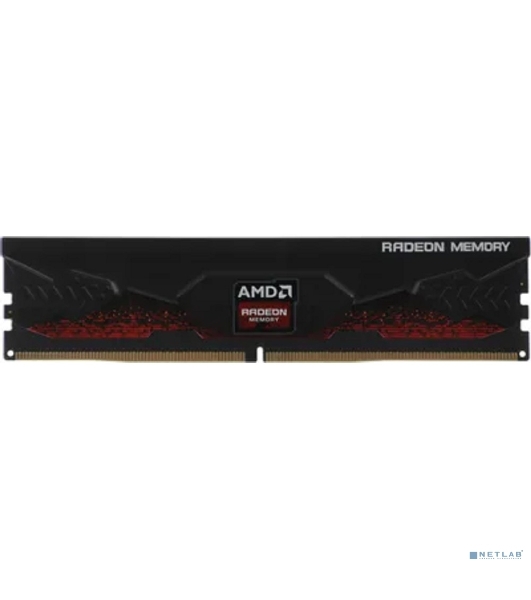 Оперативная память AMD Radeon R5, DDR5, 16GB (1x16GB), 4800MHz, CL40, DIMM, с радиатором, черный