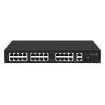 Коммутатор GIGALINK GL-SW-F005-24P, 24×100 Мбит/с PoE + 2×1 Гбит/с COMBO SFP, неуправляемый, фото3