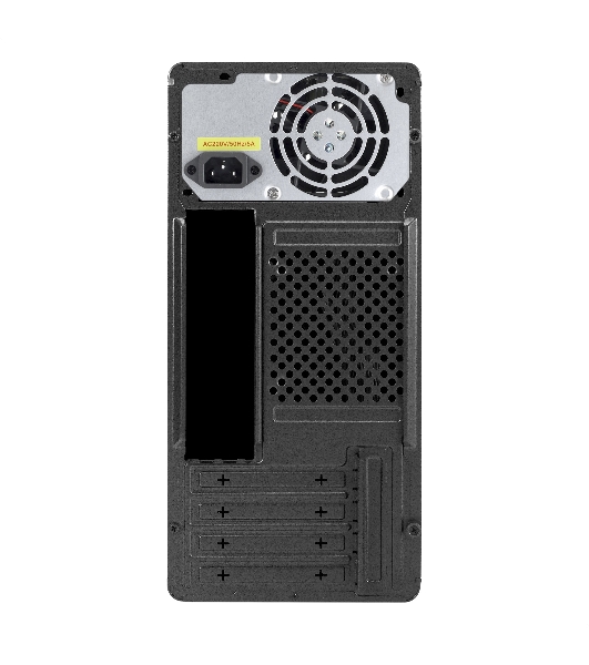 Корпус ExeGate BAA-503-AAA450, Mini-Tower, чёрный, 1 x 80/90 мм, БП 450 Вт