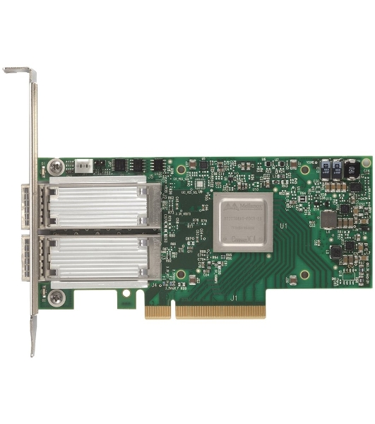 Сетевая карта ConnectX®-5 EN network interface card, 25GbE dual-port SFP28, PCIe3.0 x8, tall bracket, ROHS R6