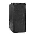 Компьютерный корпус Miditower ExeGate XP-334UC-XP400 (ATX, XP400 с вент. 12см, 1хUSB/1хUSB 3.0/1хTypeC, аудио, черный), фото 1