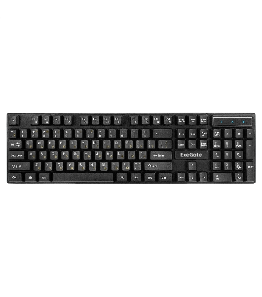 Комплект клавиатура+мышь ExeGate Professional Standard Combo MK110 проводной, USB, 1000 DPI, чёрный