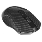 Мышь беспроводная Qumo Kevlar M26 черный, 1600 dpi, радиоканал, USB, кнопки - 4, фото4