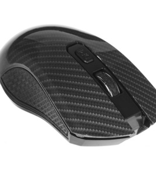 Мышь беспроводная Qumo Kevlar M26 черный, 1600 dpi, радиоканал, USB, кнопки - 4