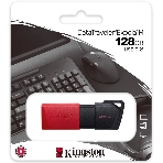 Флешка USB Kingston DataTraveler Exodia M (DTXM/128Gb), 128Gb, USB 3.2 Gen 1, R/W 150/60, черный/красный, фото6