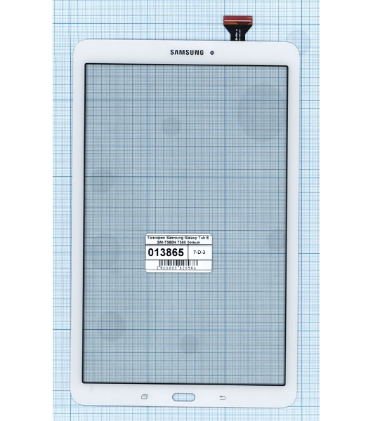 Сенсорное стекло (тачскрин) для Samsung Galaxy Tab E SM-T560, белое