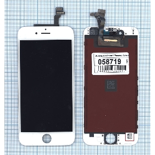 Дисплей для Apple iPhone 6 в сборе с тачскрином (Foxconn) белый
