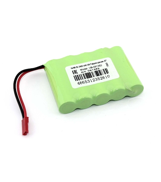 Аккумулятор Ni-Mh 6V 2400 mAh AA Flatpack разъем JST