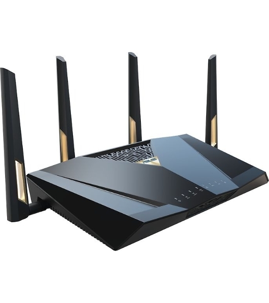 Маршрутизатор ASUS RT-BE88U, черный/желтый, 90IG08V0-MO3N0V