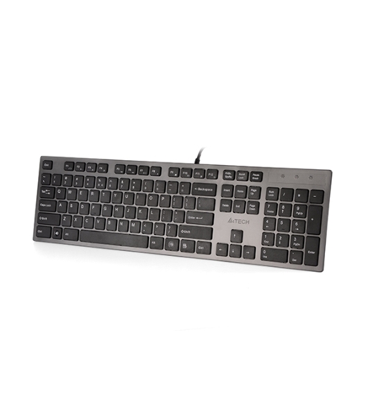 Клавиатура A4Tech KV-300H проводная, USB Type-A, серый